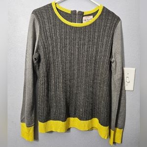 Miss Guided Sweater Women's Large with Zipper Detail in back